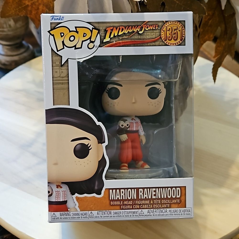 NWP Set of 2 Funko Pops #1351 & #1354 Henry Jones Sr & Marion Ravenwood